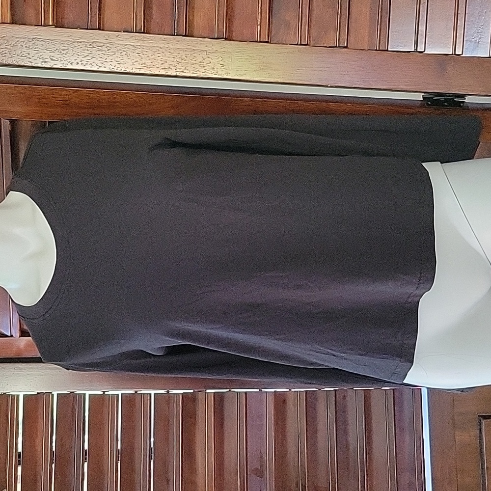 Quince Basic Black Long Sleeve Top T-shirt Cotton Blend Casual Base Layer XS